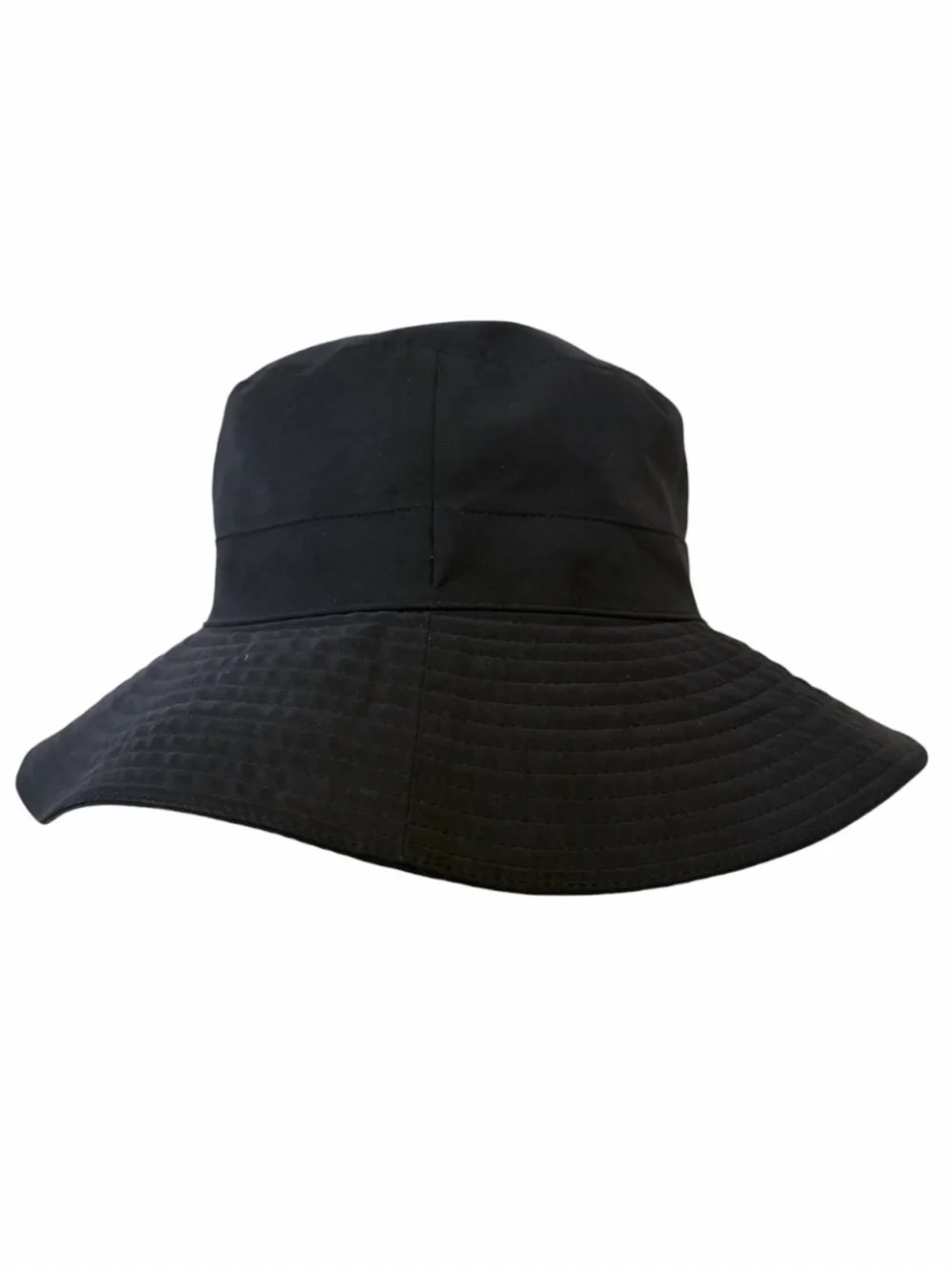 Authentic Hermès Milo Technical Waterproof Bucket Hat Black 56 Packable Sun Hat